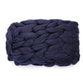 thumbnail image 3 of 47" x 59" Hand Chunky Knit Blanket, Thick Yarn Bulky Bed Spread Throw Soft & Warm Blanket, Blankets and Throws for Sofa Large Throw Blanket, 3 of 3