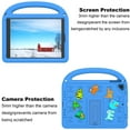 thumbnail image 6 of ELEHOLD Case for iPad 6th Generation, Fun Animal Design EVA Durable Case with Handle & Stand & Strap, Easy Carry for Children,Blue, 6 of 9