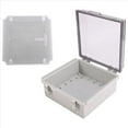 thumbnail image 2 of Caja de Conexión Eléctrica Transparente de Plástico para Exteriores, Caja de Conexiones Eléctrica Resistente A la Intemperie, 210 X 210 X 100 mm, 2 of 9