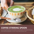 thumbnail image 3 of Miangastore Stainless Steel Spoons Silver 6Pcs 7.9x1.5x0.5In Curved Handle, 3 of 8