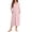 Floral Pink, variant on Ekouaer Long Sleeve Nightgowns for Women Long Sleepshirts Button Night Gowns Full Length Sleepwear with Pockets Flower Clusters