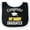 Black and White, variant on Inktastic Congrats My Daddy Graduated with Cap Boys or Girls Baby Bib