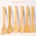 thumbnail image 3 of YAOMOBB Bamboo Spatula Bamboo Cooking Spatula with Long Handle Non Stick Shovel with Hanging Hole Design for Home Kitchen, 3 of 7