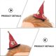 thumbnail image 3 of Halloween Headdress Non-Woven Fabric 3Pcs Red Hair Clip Versatile Use for Kids, 3 of 4