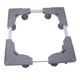 thumbnail image 4 of Base de soporte para refrigerador móvil, base de aleación de hierro ajustable, soporte para lavadora con freno, nivelación de ángulo de equilibrio para muebles y electrodomésticos, 4 of 14