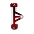 thumbnail image 4 of Soporte cilíndrico para licencia de motocicleta resistente al agua para tubo fiscal de motocicleta (rojo), 4 of 7