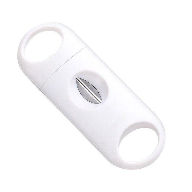 Cortador de cigarros, Color blanco, cuchillo para cigarros portátil Simple, cuchilla para fumar cigarros