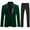 Green, variant on Cloudstyle Mens 2-Piece Suit Peaked Lapel One Button Tuxedo Slim Fit Dinner Jacket & Pants