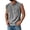 Gray Men Sleeveless Tee Shirts#01, variant on Men's Vintage Sleeveless Shirts Distressed Washed Henley Tank Tops Button Down V Neck Street Tee Top with Pockets Green,XXL