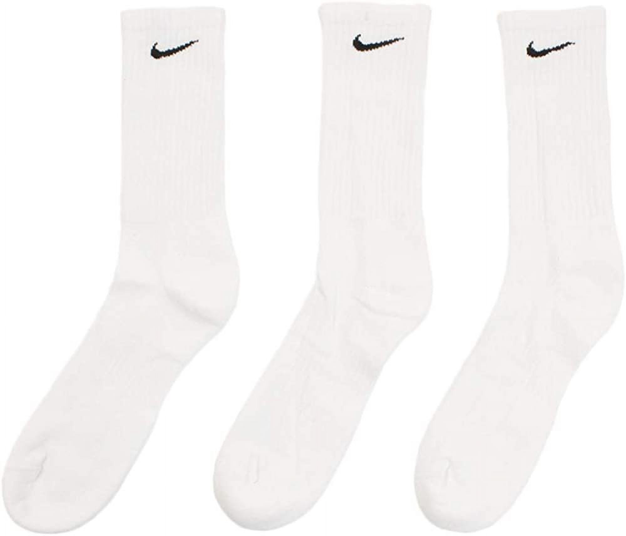 Nike Everyday Plus Men's Dri-FIT Cushion Crew Training Socks 3-Pack White photo 4