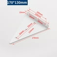 thumbnail image 1 of Lefu Triangle Shelf Support Brackets Heavy Duty Wall Mounted Invisible Furniture, 1 of 3