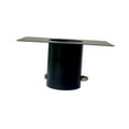 thumbnail image 3 of Adaptador de canalón de cadena de lluvia para exteriores, accesorio minimalista de bajante de metal para patio Negro, 3 of 8
