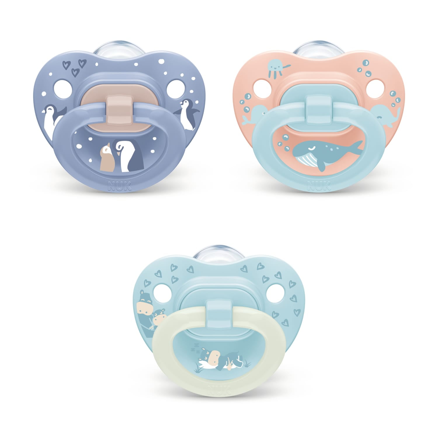 NUK First Choice Classic Pacifier, 6-18 months, 3-Pack