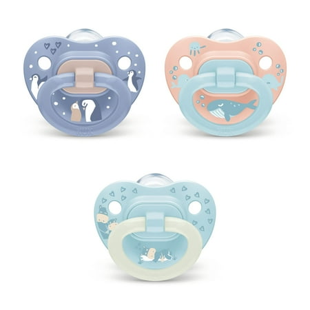 NUK First Choice Classic PacifierValue Pack, 6-18 months, 3 pack