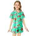 thumbnail image 2 of Pyjamas Imprimés Nœud Papillon Décontractés pour Filles, 2 of 4