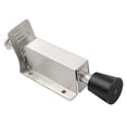 thumbnail image 3 of Heavy Duty Door Stopper Zinc Alloy Soft Rubber Foot Spring Loaded Easily Step-On, 3 of 8