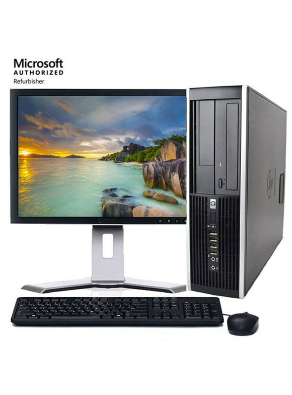 Fast HP 8200 Desktop Computer Tower PC Intel Quad-Core i3 3.2GHz Processor 8GB RAM 750GB Hard Drive Windows 10 Pro with a Monitor Not Included LCD Monitor Keyboard and Mouse - Used - Like