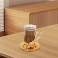 thumbnail image 1 of Taza de café de para té , elegante decoración de 101-200 ml, vaso de café y platillo para leche, , cafetería, cocina familiar, 1 of 8