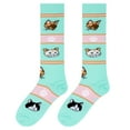thumbnail image 5 of Cool Socks, Womens, Knee High Compression Socks, Cats Print, 5 of 6