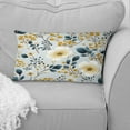 thumbnail image 4 of Designart "Neutral Floral Minimalism II" Floral Printed Throw Pillow, 4 of 5
