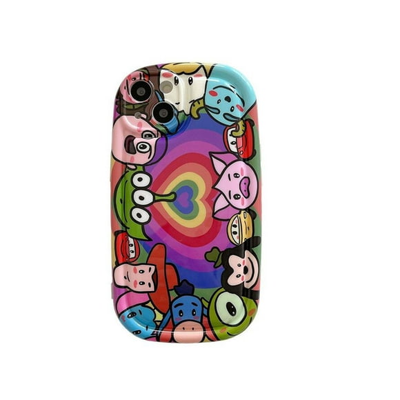 iPhone 14/14 Pro/14plus/14 Pro Max Cartoon Pattern Cover Silicone Protective Case