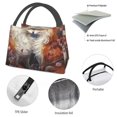thumbnail image 4 of Fotbe Romantic Flower Fox Couple Bolsa Térmica Portátil con Estampado, Bolsa de Entrega de Alimentos Aislada, Bolsa Reutilizable de Gran Capacidad para Comidas y Supermercado, 4 of 6