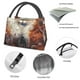 thumbnail image 4 of Fotbe Romantic Flower Fox Couple Bolsa Térmica Portátil con Estampado, Bolsa de Entrega de Alimentos Aislada, Bolsa Reutilizable de Gran Capacidad para Comidas y Supermercado, 4 of 6