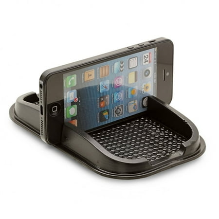 Ipod Black Dock - Car Dashboard Sticky Mat Non-Slip Dash Holder Mount Stand Vehicle Desktop Phone Dock Black LPG for iPhone 8 PLUS X, Ipod Touch 1st Gen 2nd Gen 3rd Gen 4th Gen 5 - Google Pixel 2 XL - Huawei Mate 10