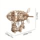 thumbnail image 2 of Robotime 3D Wooden Jigsaw Puzzle, 10 Inch Wood Color Musical Vehicle Building Jigsaw Puzzle, Tenon And Mortise Puzzle, Christmas Gift, Children's Day Gift, Birthday Gift, 14+, 2 of 4