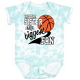 thumbnail image 3 of Inktastic Little Sister and Biggest Fan Basketball Player Girls Baby Bodysuit, 3 of 5
