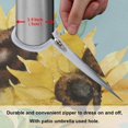 thumbnail image 6 of Coolnut 60" Sunflower Outdoor Tablecloth with Umbrella Hole and Zipper, Waterproof Round Tablecloth for Party,Patio,Picnic,Holiday Dinner,Summer, 6 of 7