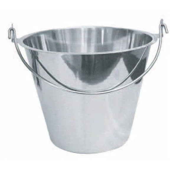 Winco UP-13 Stainless Steel Utility Pail, 13-Quart