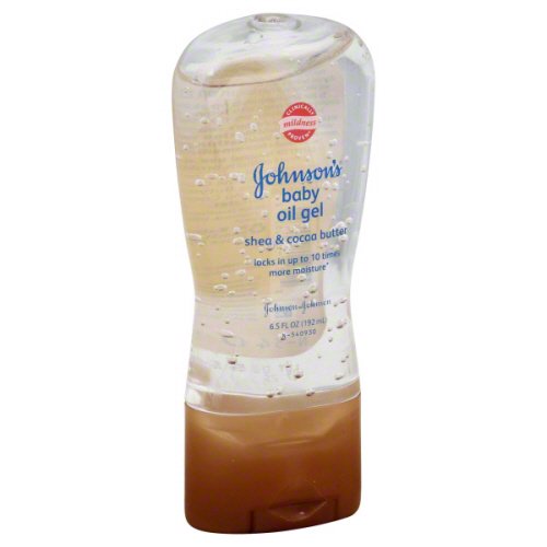 Johnson's Baby Oil Gel, Shea & Cocoa Butter 6.5oz