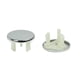thumbnail image 2 of Tapa de repuesto para desbordamiento de fregadero artístico adjunto, moldura cromada, lavabo de cerámica para baño, 2 of 2