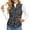 Bat, variant on Dinosaur Skeleton Design Quilted jacket vest for Women Zip Up with Flattering Fit Polyester Women's quilted jacket vest for Winter Hiking