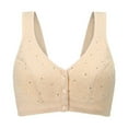 thumbnail image 1 of Bra Women's Adjustable Sports Front Closure Extra-Elastic Breathable Lace Trim Bra, 1 of 2