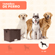 thumbnail image 3 of Comedero y Bebedero Para Perros Grandes Marca MascoAmigo De Material Plastico Con Mueble Para Croquetas Cafe, 3 of 8