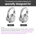 thumbnail image 2 of Almohadillas de repuesto para Bose QC35/QC35 II, color plateado, 2 of 8