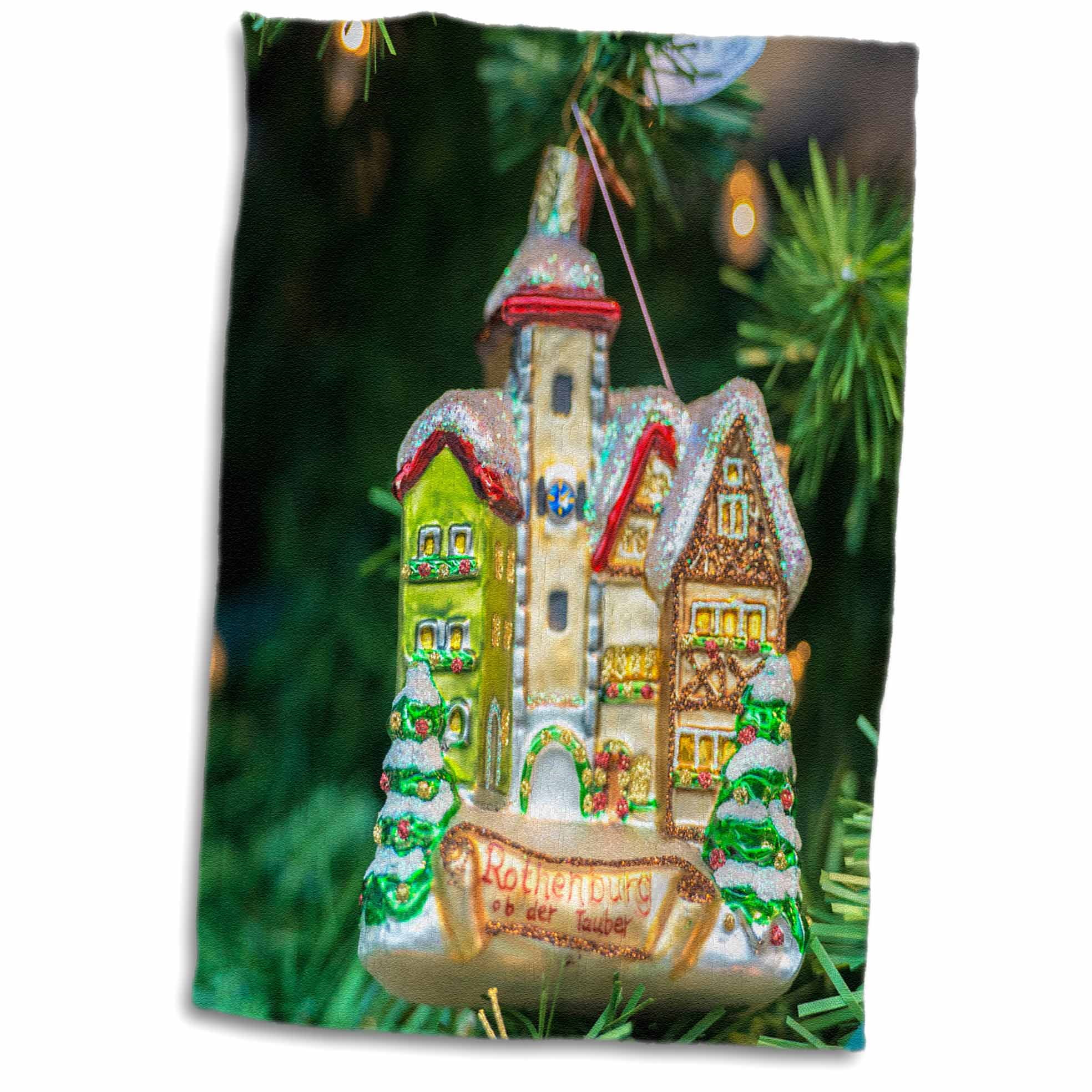 3dRose Christmas ornament for sale, Rothenburg, Germany Towel, 15 by