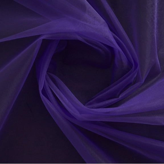 Zelouf Organza  , Sewing, DIY, Crafts Fabric by the Yard, Purple, 3 Yard