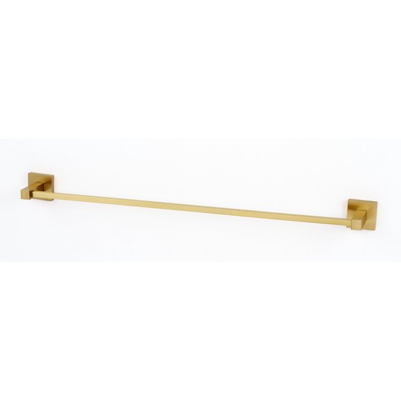 Alno A8420-24 Contemporary Ii 24" Wide Single Towel Bar - Brass