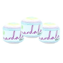 Lion Brand Yarn Mandala Baby Diagon Alley Light Acrylic Yarn 3 Pack