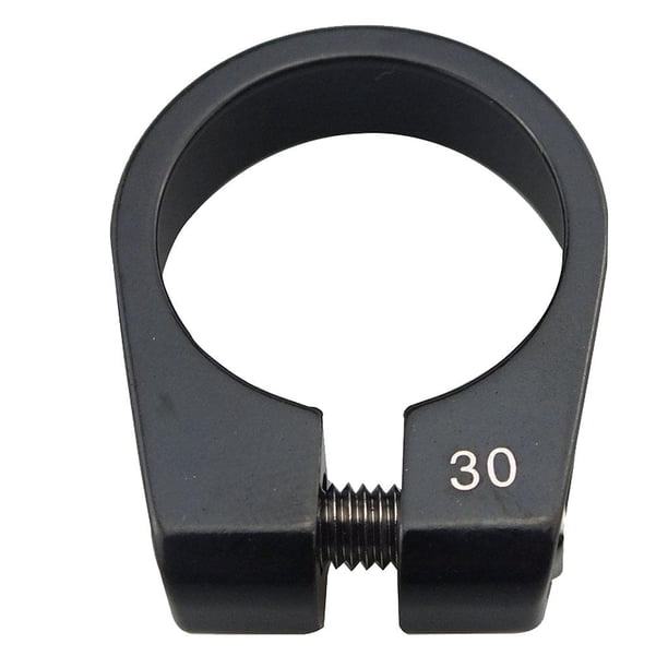 Abrazadera ligera para tija de sillín de bicicleta para niños de 28,6/30 mm. 黑色 30MM