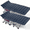 Strip Red with 2 Sided Mattress (2 Packs), variant on Slsy Folding Camping Cots with 2 Sided Mattress, Heavy Duty Wide Sleeping Cots, Folding Cots with Carry Bag