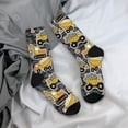 thumbnail image 5 of Vsdgher Excavator At Work Crew Socks for Men & Women, Breathable Casual Athletic Ankle Socks, 5 of 6