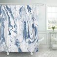 thumbnail image 1 of ABPHQTO Mármol Color azul oscuro Hermoso para la creatividad de la moderna Cortina de ducha de poliéster 152x180 cm ABPHQTO PKNMT60x72Shower-2237, 1 of 2