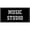 Black, variant on BTFSigns 6 x 12 inch Music Studio Rust-Free Aluminum Signs for Home Office and Business, Metal Signs for Door Black Rounded Corners, Durable, Long Lasting