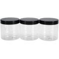 thumbnail image 3 of xianyou-12 Pack Clear Plastic Jars with Lids - 15 oz Plastic Slime Containers Plastics Mason Jars for Dry Goods Nuts and more, 3 of 4