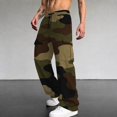 thumbnail image 2 of Men's Cargo Pants with Pockets,Durable Work Pants,Breathable Fabric Relaxed Fit Hiking Joggers Pants, 2 of 6