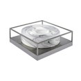thumbnail image 1 of 16" Flush Mount, 3-s, Shown In Brushed Nickel Finish With Onyx Swirl Glass, 1 of 1